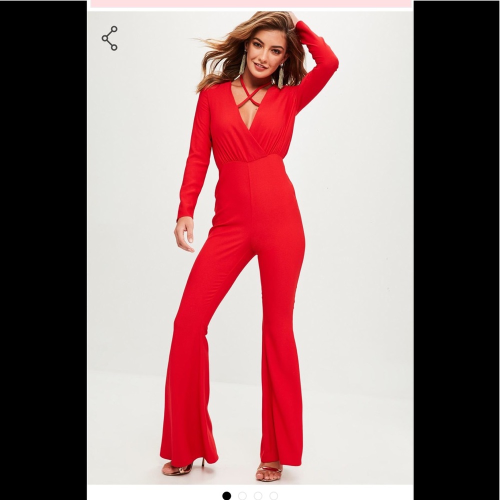 Red Tailored CrossFit jumpsuit